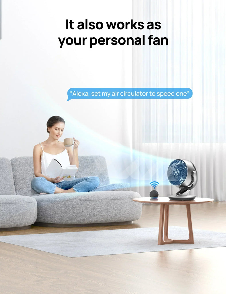 Smart Air Circulator Fan CF511S & Smart Tower Fan Cruiser Pro T3S - DREO